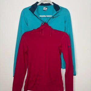 Lot of 2 Nike Pro Dry-Fit Warm Shield Long Sleeves Jacket Size S Excellent